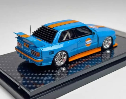 Error 404 1:64 BMW M3 Blue Gulf Limited resin car model